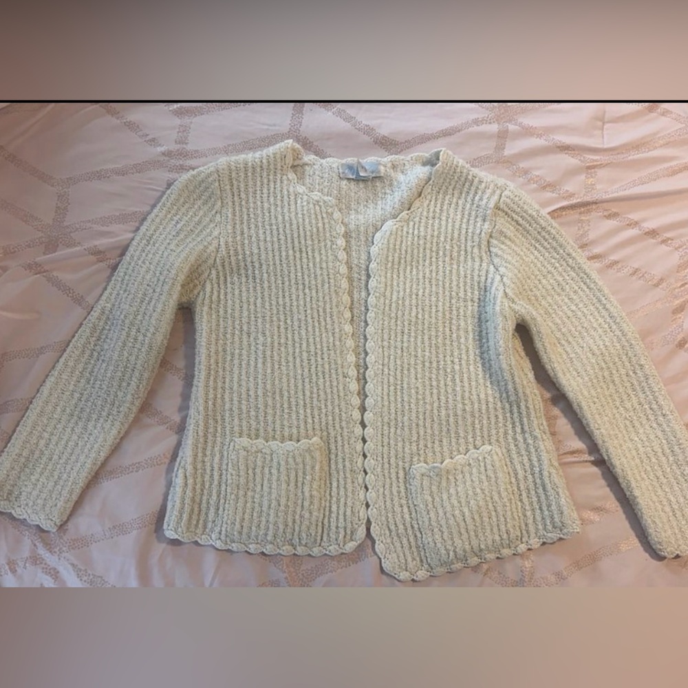 Vintage Sideffect Ribbed Knit Cardigan